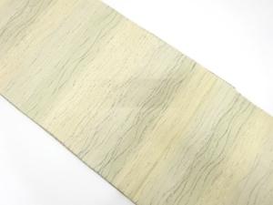 未使用品　よろけ横段模様織り出し　全通袋帯